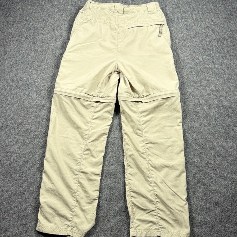 Columbia Convertible Cargo Pants Womens S Khaki Titanium Omni-Dry Zip Off Hiking - Picture 6 of 15